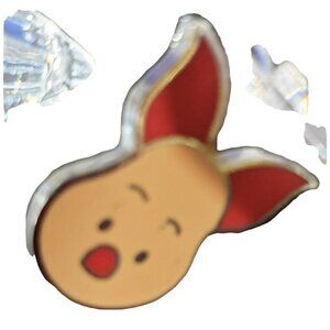 Disney Piglet Trading Pin Winnie Pooh Face Lapel Pin Brooch Badge Accessories
